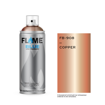 Spray Flame Blue 400ml, Copper